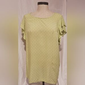 Jones New York Soft Yellow Blouse